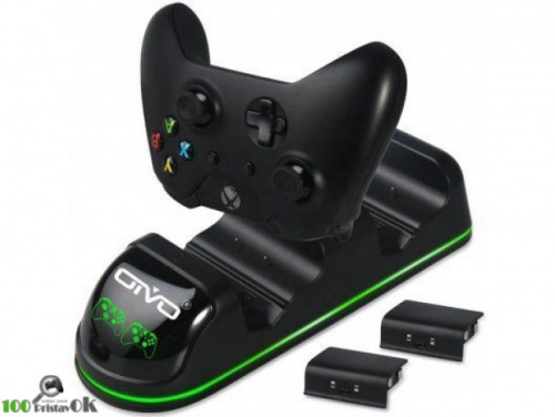 Зарядная станция с двумя аккумуляторами Xbox One 600mAh OIVO (IV-X1876)[XBOX ONE]