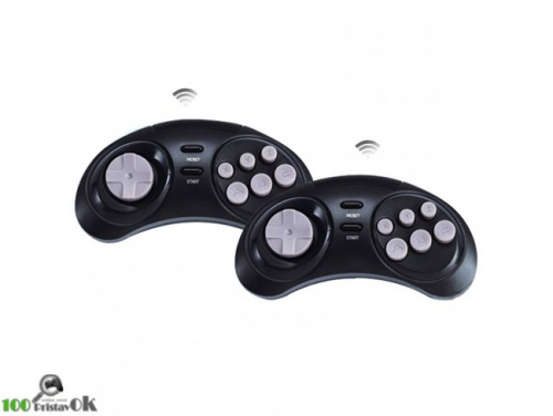 Геймпад беспроводной для 16-bit Retro Genesis 2,4 Ghz Player 1[16 BIT]